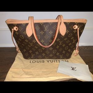 AUTHENTIC LV NEVERFULL NM PM in MONOGRAM (MIF)